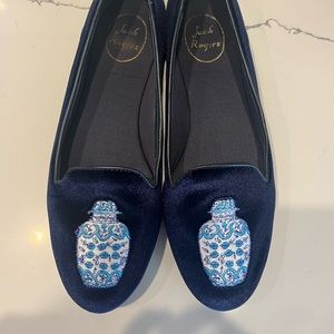 Jack Rogers Velvet Loafers